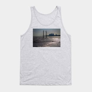 Cambois beach in Northumberland Tank Top